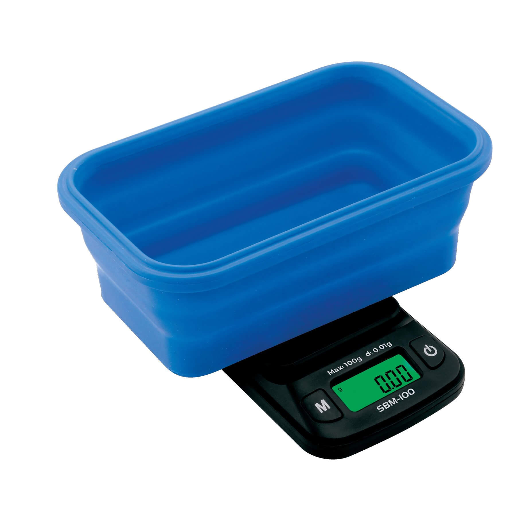 On Balance SBM-100 Scale with Blue Collapsible Silicone Bowl (110g x 0.01g)