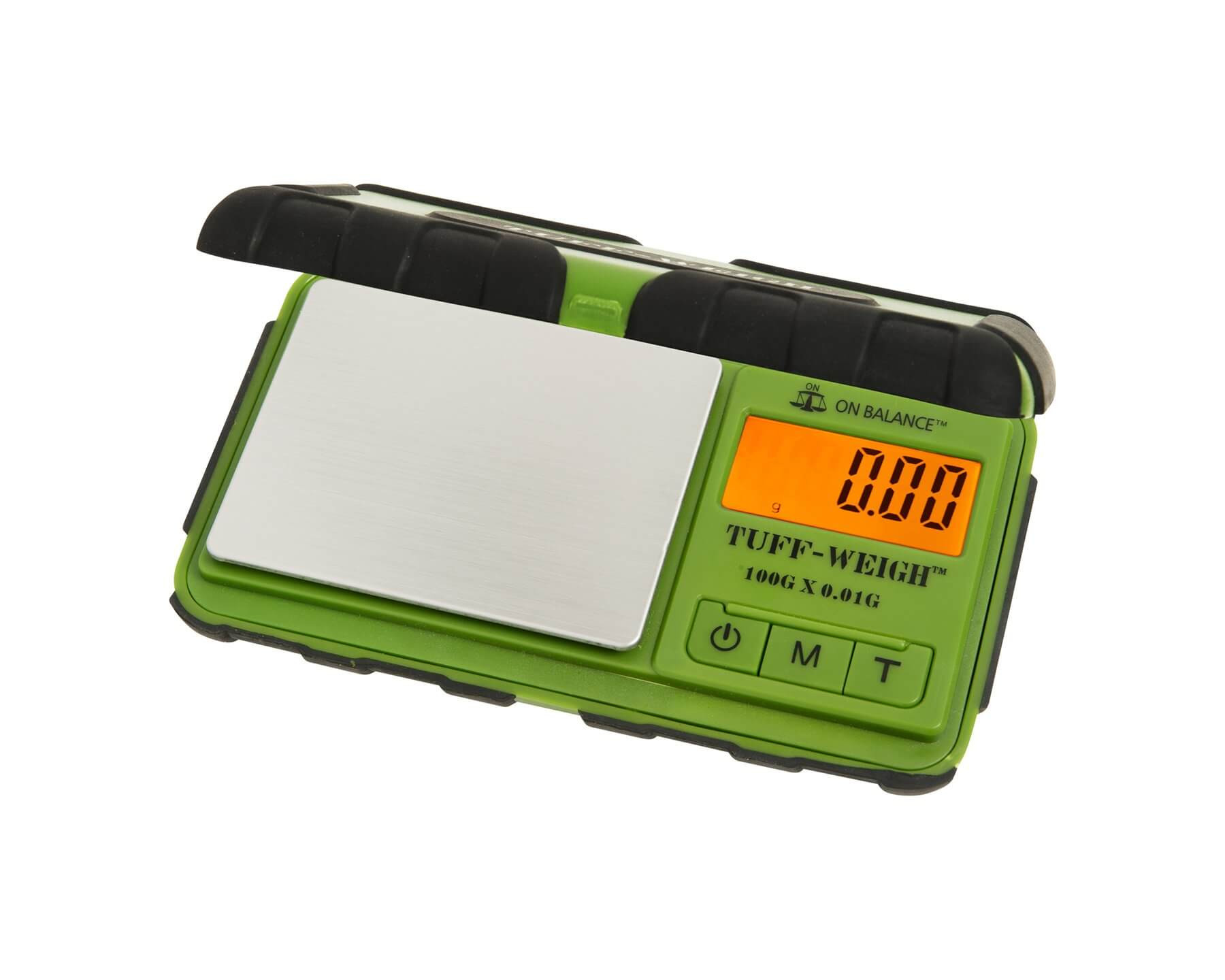 On Balance TUF-100 Tuff Weigh Pocket Scale (100g x 0.01g) - Green