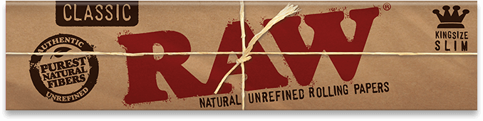 RAW Classic King Size Rolling Papers, Slim x 50