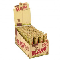 RAW Organic Pre-Rolled King Size Cones - 3 x 32