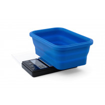 On Balance SBS-1000 Scale with Blue Collapsible Silicone Bowl (1000g x 0.1g)