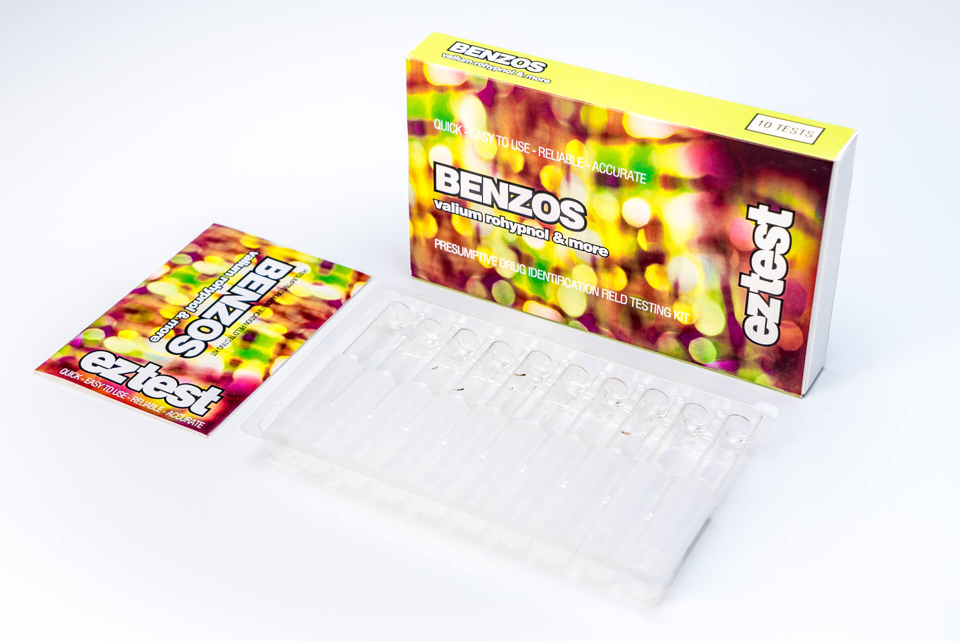 Benzo-Drogen-Test-Kit für 10 Anwendungen