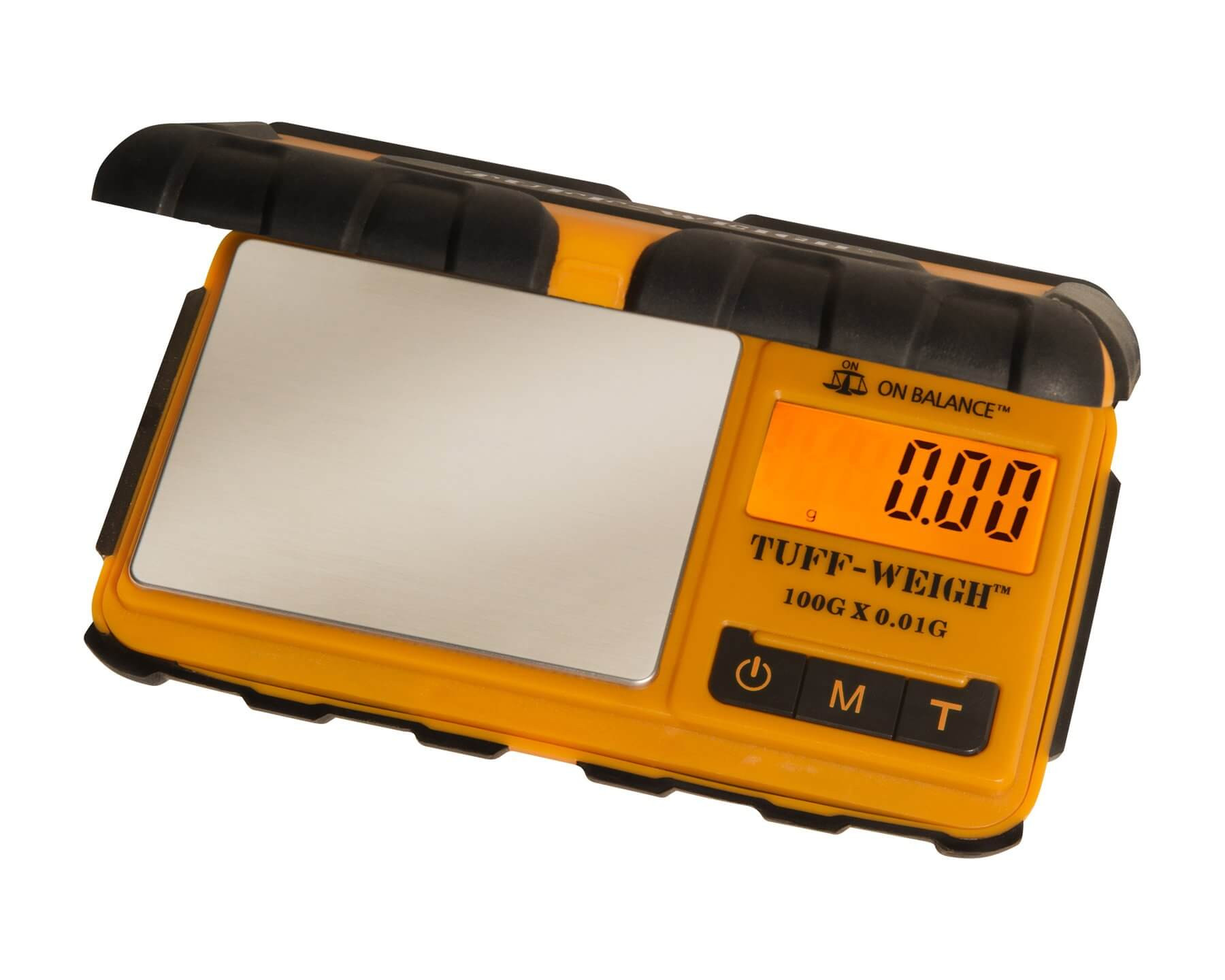 On Balance TUF-100 Tuff Weigh Pocket Scale (100g x 0.01g) - Orange