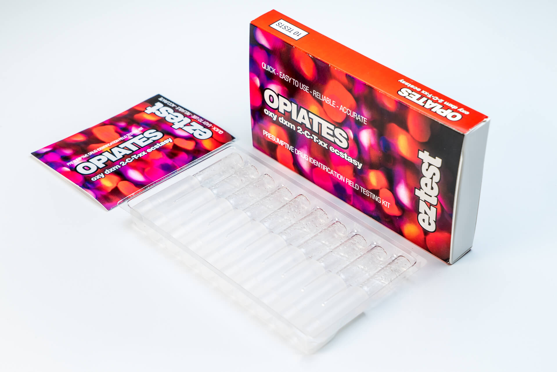Opiat-Drogen-Test-Kit für 10 Anwendungen