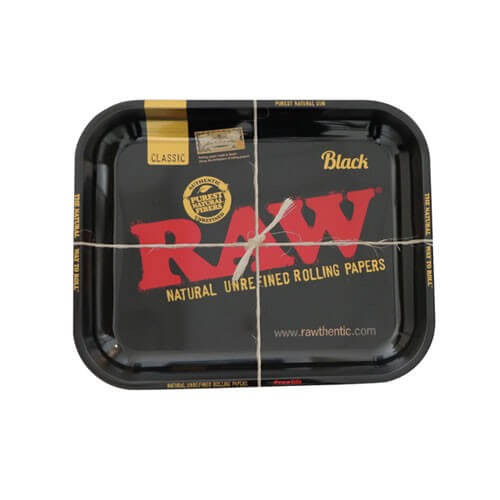 RAW Black Edition Rolling Tray - Medium