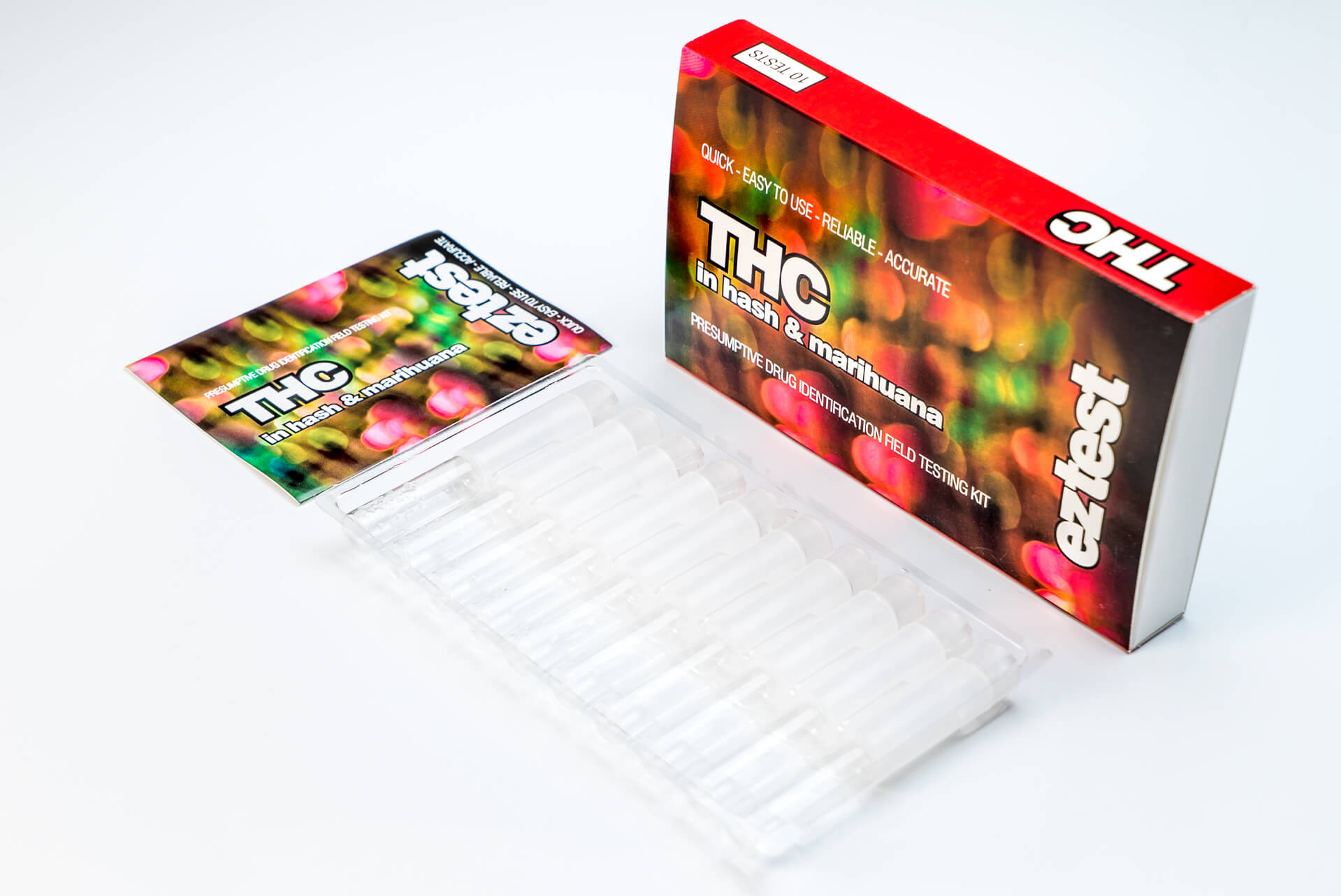 THC-Drogen-Test-Kit für 10 Anwendungen