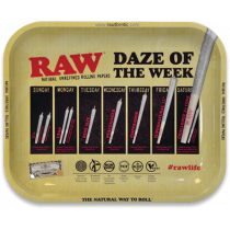RAW Classic Rolling Tray Medium - Daze of the Week