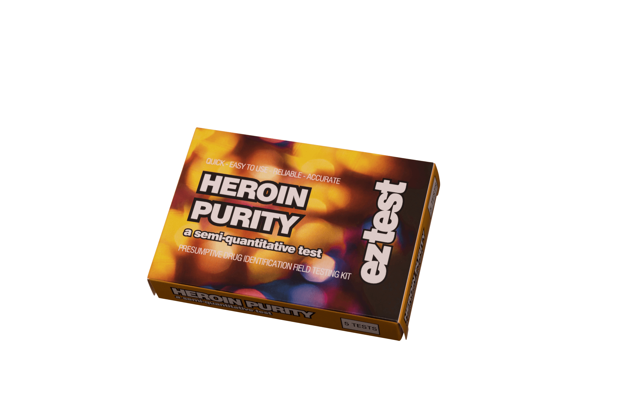 Heroin Purity 5 Use Drug Testing Kit