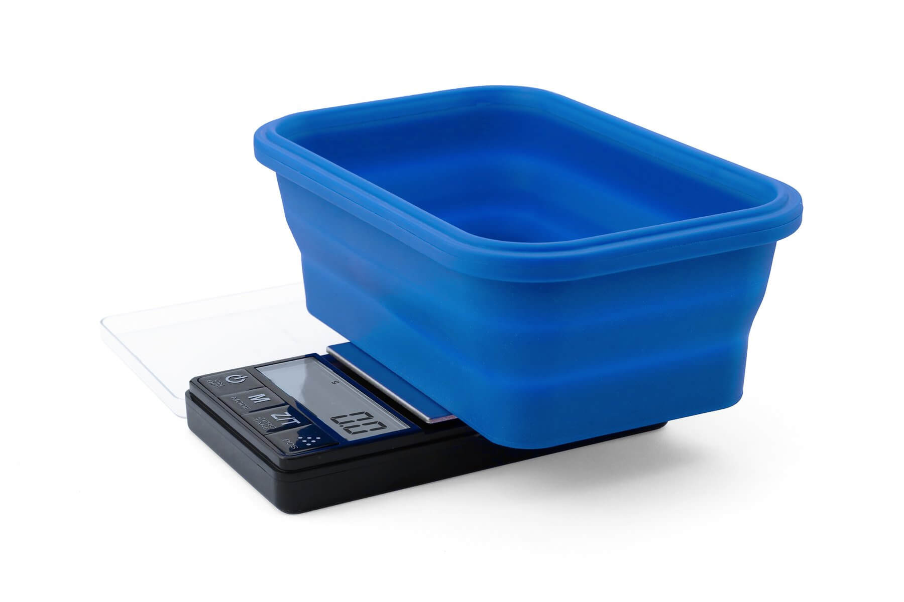 On Balance SBS-1000 Scale with Blue Collapsible Silicone Bowl (1000g x 0.1g)