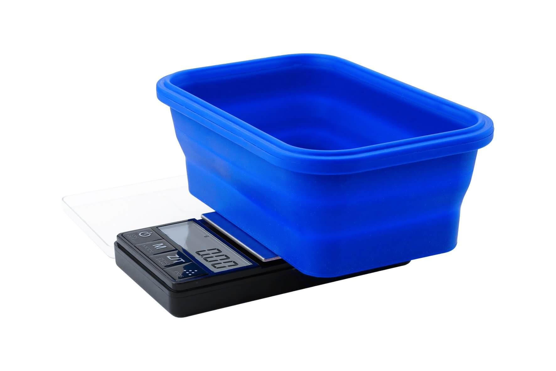 On Balance SBS-200 Scale with Blue Collapsible Silicone Bowl - 2