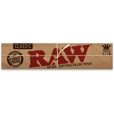 RAW Classic King Size Rolling Papers, Slim x 50