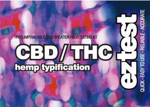 EZ Test for CBD / THC - Hemp Typification - 5 Tests