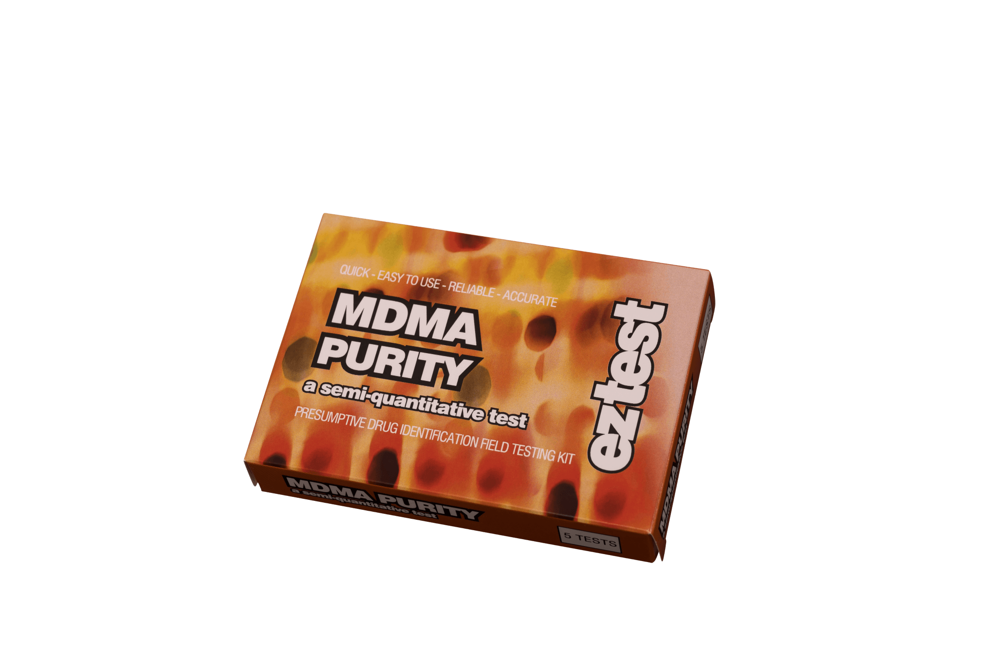 MDMA Purity 5 Use Drug Testing Kit