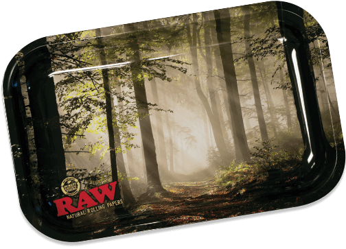 RAW Classic Rolling Tray Medium - Forest