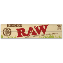 RAW Organic Hemp King Size Slim Rolling Papers x 50