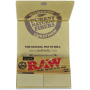 RAW Organic Hemp Artesano 1 1/4 Width Rolling Papers w/ Tips and Tray x 15 - 2