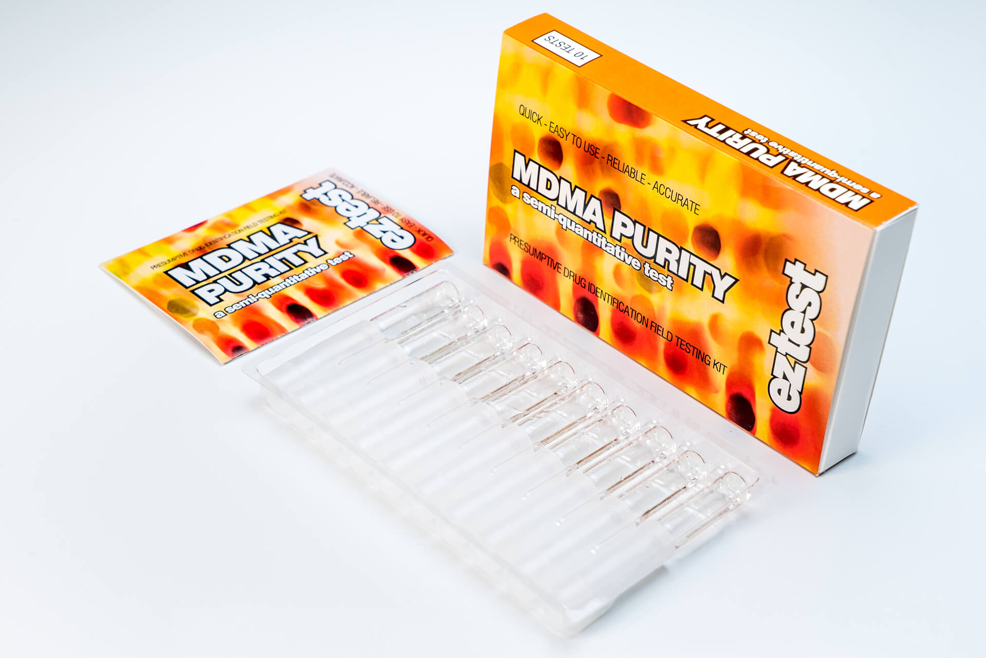 Kit de Prueba de Pureza de MDMA de Uso Único - Home Drug Testing