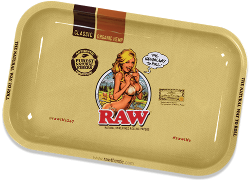  RAW Classic Rolling Trays Medium - Girl